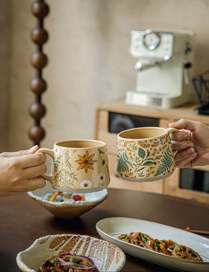 Vintage Handmade Ceramic Mug