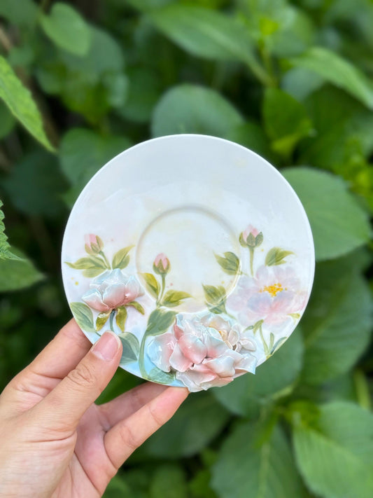 Handcrafted Peony Tea Set